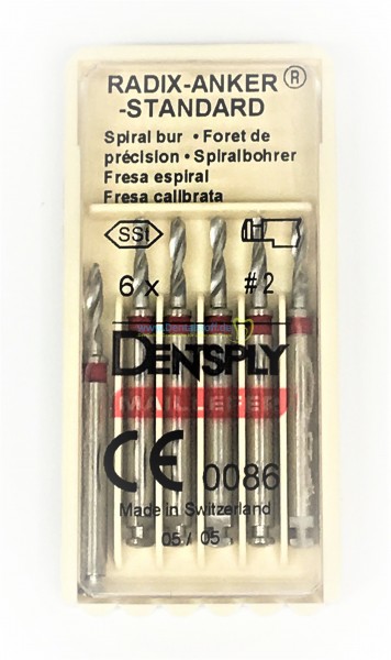 Radix Anker Standard Spiralbohrer 216 - 6 Stück
