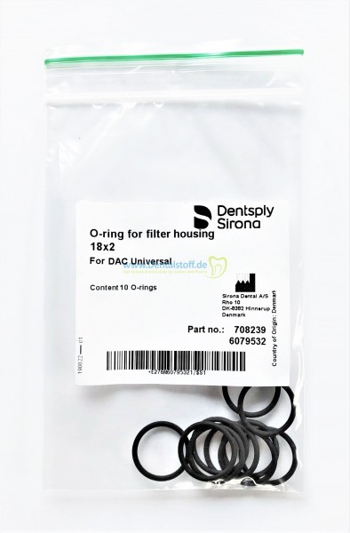 O Ringe 6079532 für DAC Universal Filterdeckel - 10 Stück