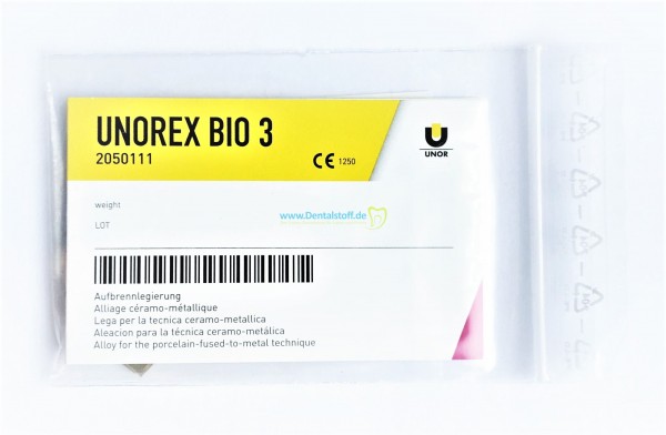 Unorex Bio 3 hochedel - Aufbrennlegierung 2050111
