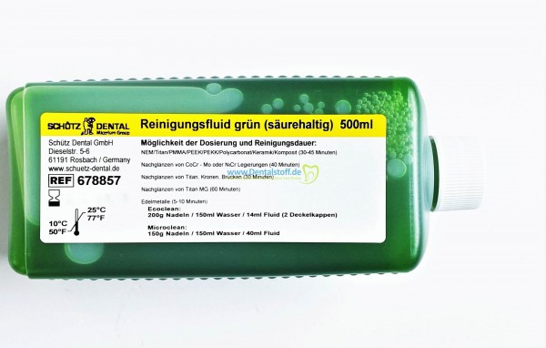 Microclean Reinigungsfluid grün säurehaltig 678857 - 500ml