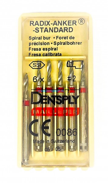 Radix Anker Standard Spiralbohrer 216 - 6 Stück