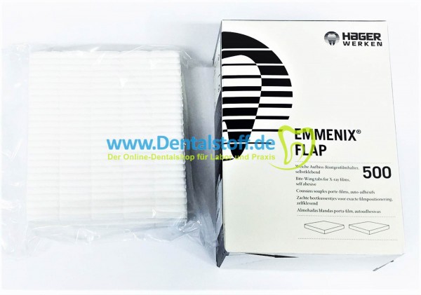 Emmenix® Flap Röntgenfilmhalter weich selbstklebend - 500 Stück