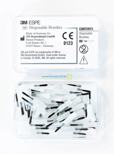 Pinseleinsätze transparent 47801 - 80 Stück