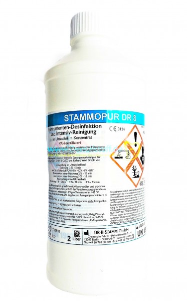 Stammopur DR 8 Instrumentendesinfektion und Intensivreiniger für Ultraschallgeräte