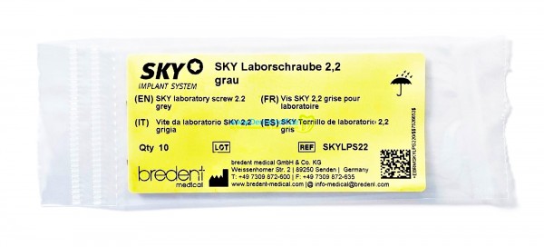 SKY Laborschraube 2,2 grau SKYLPS22 - 10 Stück