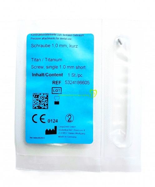 Schraube einzeln M 1,0mm kurz/Titan 5324186605