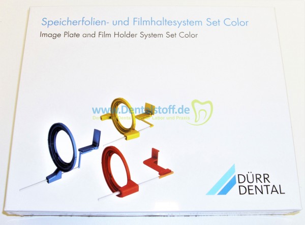 Dürr Speicherfolien- und Filmhaltersystem Color - Set | Dentalstoff.de