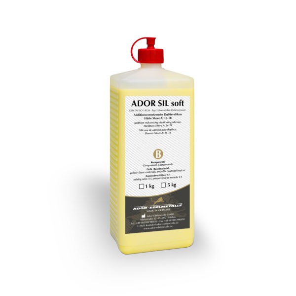Ador Sil Soft Dubliersilikon weiss/gelb