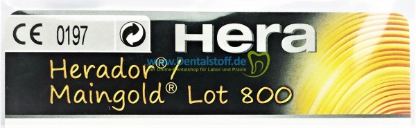 Herador Maingold Lot 800 - Lot für Aufbrennkeramiklegierungen 14820000