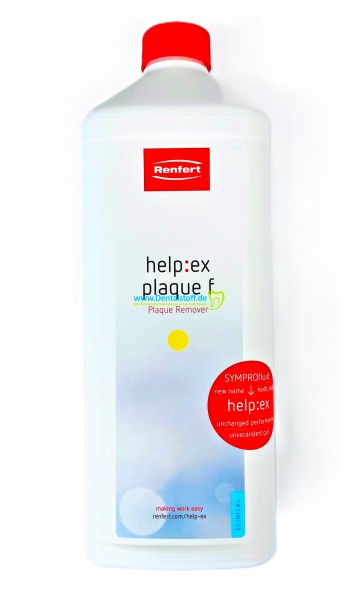 Helpex plaque f Reinigungsflüssigkeit 6700-0100 - 4x1 Liter