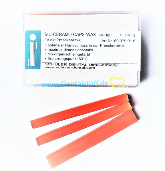 S U Ceramo Caps Wax orange 60079016 - 200g