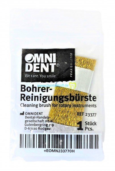 Bohrerreinigungsbürste Messingdraht 23377