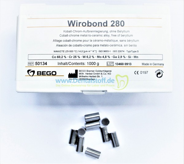 Wirobond 280 Aufbrennlegierung