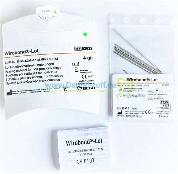 Wirobond Lot Lötstäbe 52622 - 4g