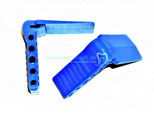 Bissplatten Color Anterior blau - 8 Stück