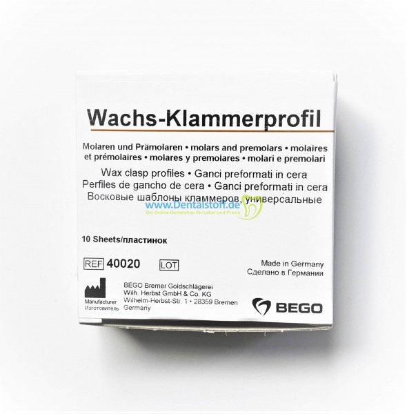 Klammerprofil grün 40020 - 10 Stück