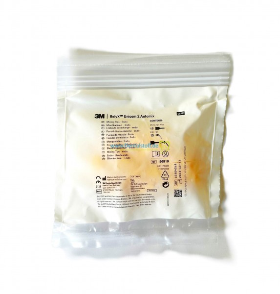 RelyX Unicem 2 Mischkanülen kurz gelb + Intraoraltips Endo 56919 - 15 Stück