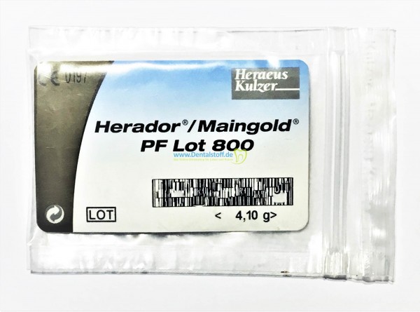 Herador Maingold PF Lot 800 - Lot für Aufbrennkeramiklegierung 14840000