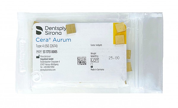 Cera Aurum - goldreduzierte, multiindikative Legierung 5317130005 - 25g