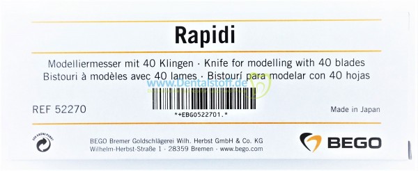 Rapidi Modelliermesser