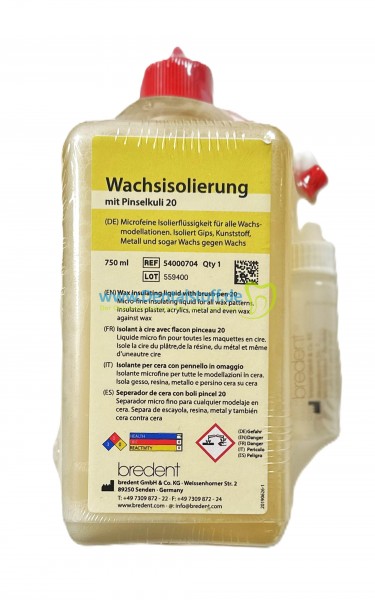 Wachsisolierung wis mit Pinselkuli pk 20 - 54000704 - 750ml