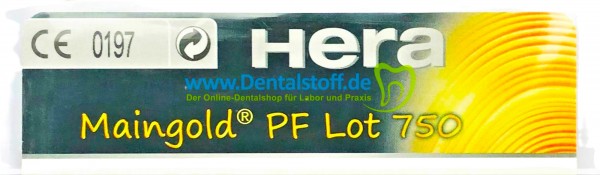 Maingold PF Lot 750 - Lot für Goldgusslegierungen 14850000 - 4g