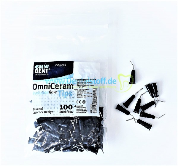 OmniCeram Evolution Flow Applikationskanülen 0,9mm schwarz 33750 - 100 Stück