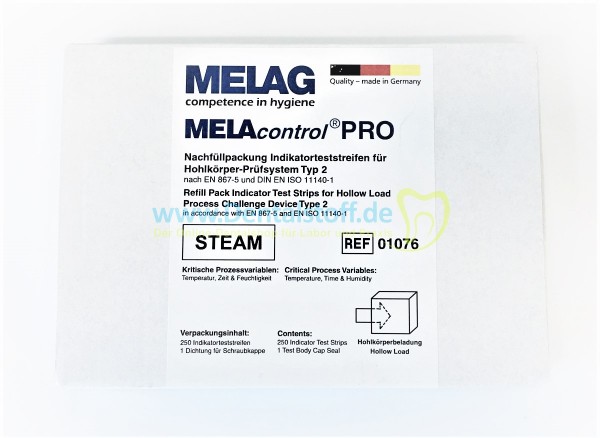 Melacontrol Pro Nachfüllpackung Indikatorstreifen 1076