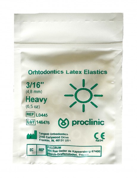 Intraorale Latexringe 3/16 heavy Bernstein L0445 - 100 Stück