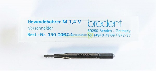 Gewindebohrer M 1,4 V Vorschneider 33000671