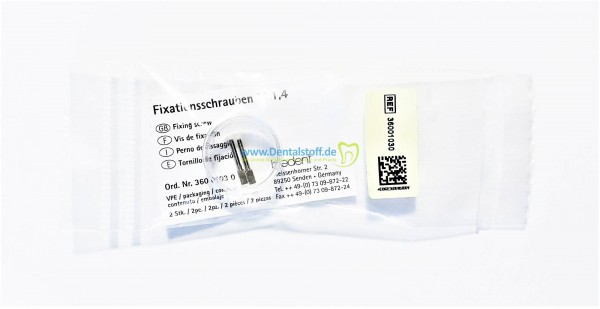 Fixationsschraube M1.4 36001030 - 2 Stück